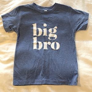 Big bro shirt 4T
